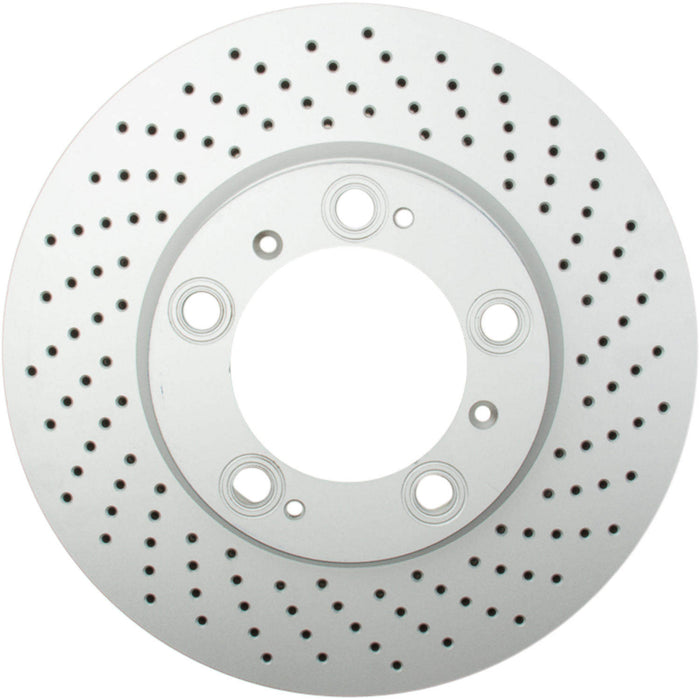 Front Right/Passenger Side Disc Brake Rotor for Porsche Cayman 3.4L H6 2012 2011 2010 2009 2008 2007 2006 P-496