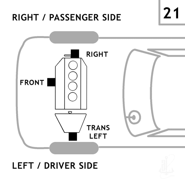 Left Manual Transmission Mount for Hyundai Kona 2.0L L4 2021 2020 2019 2018 - Anchor 10034