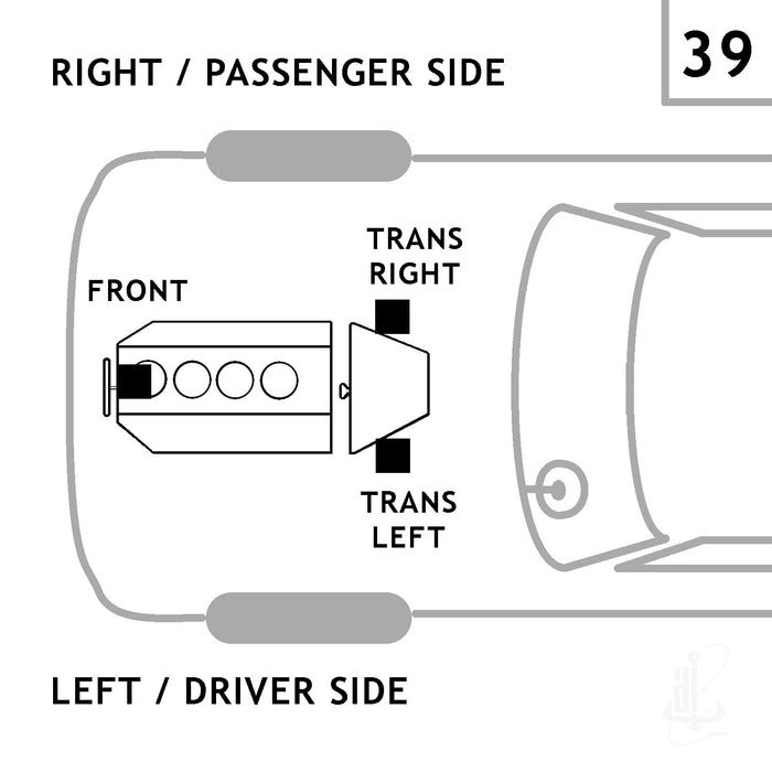 Left OR Right Manual Transmission Mount for Chevrolet 3F 3.8L L6 1959 P-21730