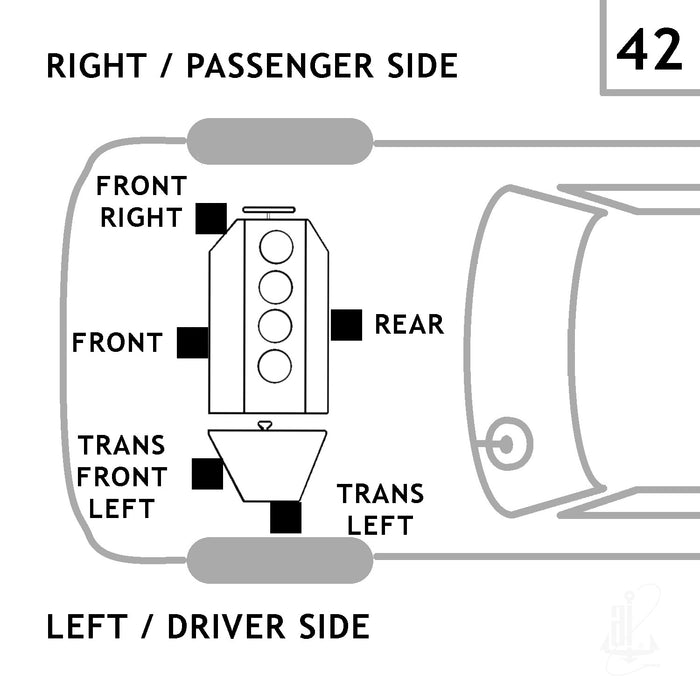 Left Manual Transmission Mount for Acura TSX 2.4L L4 2008 2007 2006 2005 2004 P-31736