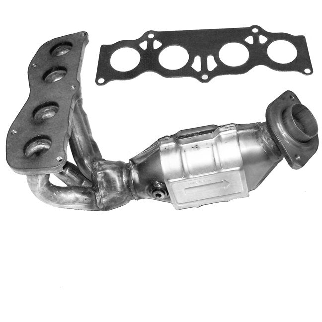 Front Catalytic Converter with Integrated Exhaust Manifold for Toyota RAV4 2.4L L4 2008 2007 2006 - AP Exhaust 641232