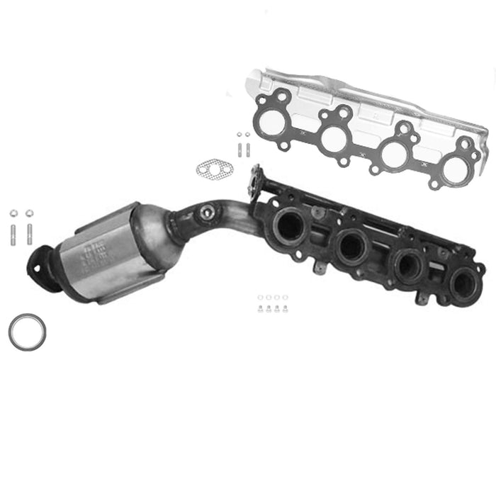 Front Left/Driver Side Catalytic Converter with Integrated Exhaust Manifold for Lexus GX470 4.7L V8 2009 2008 2007 2006 2005 2004 P-36789