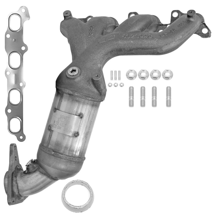 Front Catalytic Converter with Integrated Exhaust Manifold for GMC Canyon 2.9L L4 2012 2011 2010 2009 2008 2007 - AP Exhaust 641339