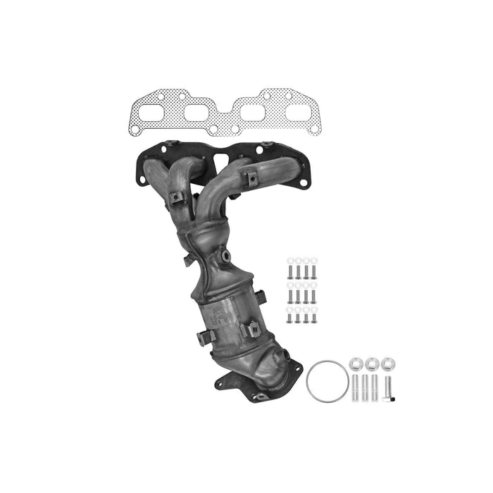 Front Catalytic Converter with Integrated Exhaust Manifold for Nissan Rogue 2.5L L4 2013 2012 2011 2010 2009 2008 P-36894