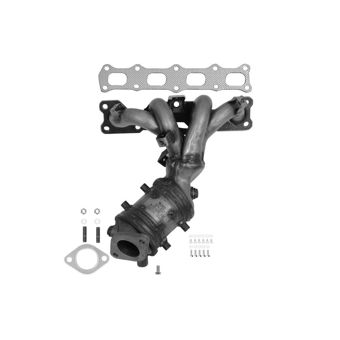 Front Catalytic Converter with Integrated Exhaust Manifold for Kia Optima 2.4L L4 6 VIN 2008 2007 2006 P-36921