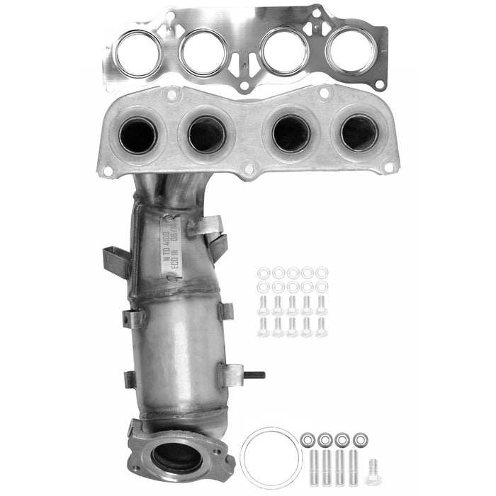 Front Catalytic Converter with Integrated Exhaust Manifold for Toyota Solara 2.4L L4 2006 2005 2004 2003 2002 P-36936