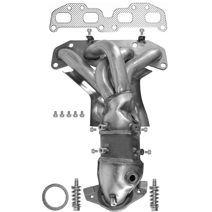 Front Catalytic Converter with Integrated Exhaust Manifold for Nissan Sentra 2.5L L4 2006 2005 2004 2003 2002 P-36938