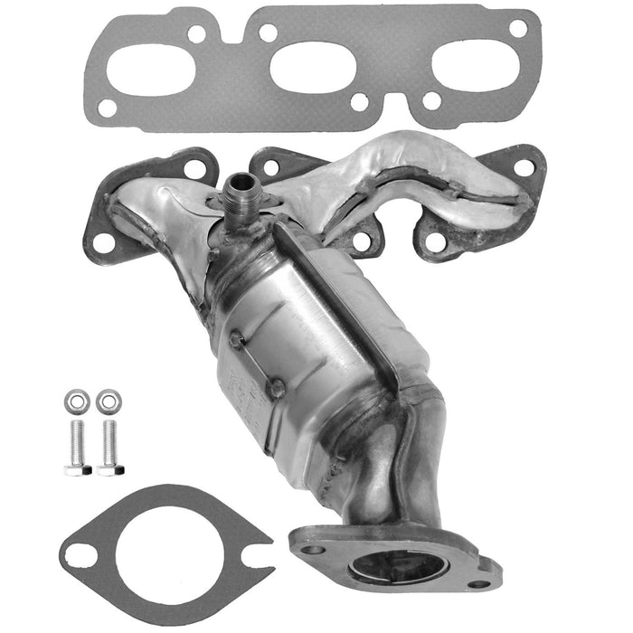 Front Right/Passenger Side Catalytic Converter with Integrated Exhaust Manifold for Ford Escape 3.0L V6 2008 2007 2006 2005 2004 2003 2002 P-36942