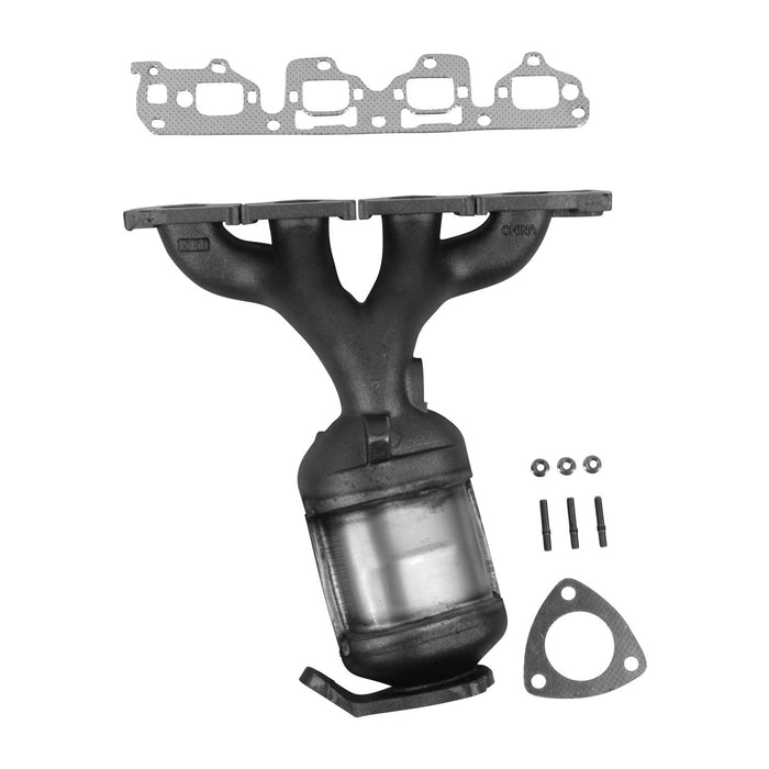 Front Catalytic Converter with Integrated Exhaust Manifold for Saturn Aura 2.4L L4 XE 2009 2008 2007 P-37152