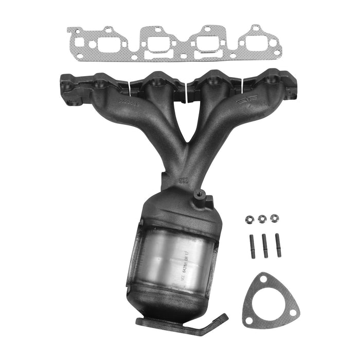 Front Catalytic Converter with Integrated Exhaust Manifold for Saturn Aura 2.4L L4 XE 2009 2008 2007 P-37152