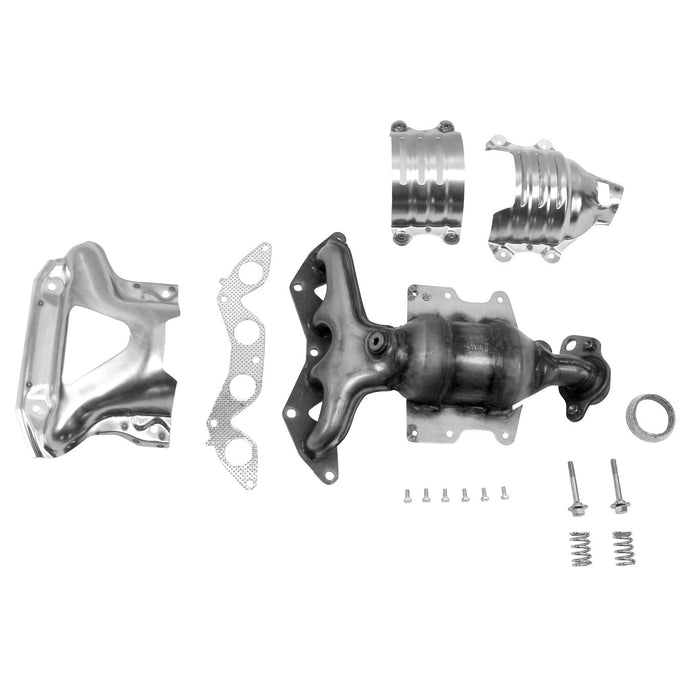 Front Catalytic Converter with Integrated Exhaust Manifold for Acura EL 1.7L L4 2005 2004 2003 2002 2001 P-37231