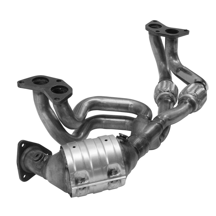 Front Catalytic Converter with Integrated Exhaust Manifold for Saab 9-2X 2.5L H4 2006 P-37363