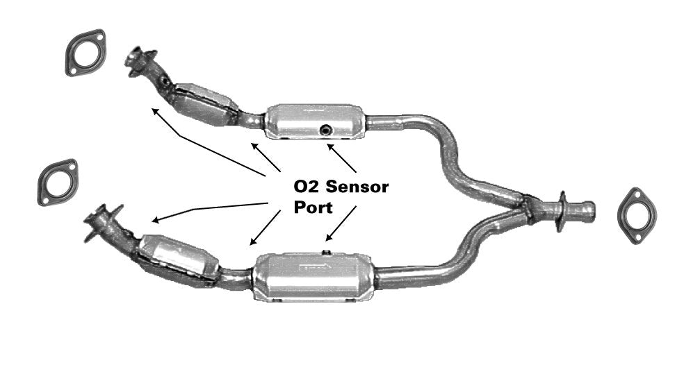 Catalytic Converter for Ford Mustang Base 2004 2003 2002 2001 2000 1999 P-37422