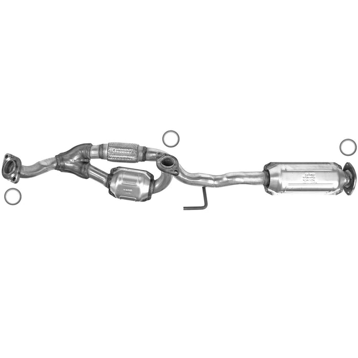 Rear Catalytic Converter for Toyota Solara 3.0L V6 Automatic Transmission 2003 2002 2001 2000 1999 - AP Exhaust 642993