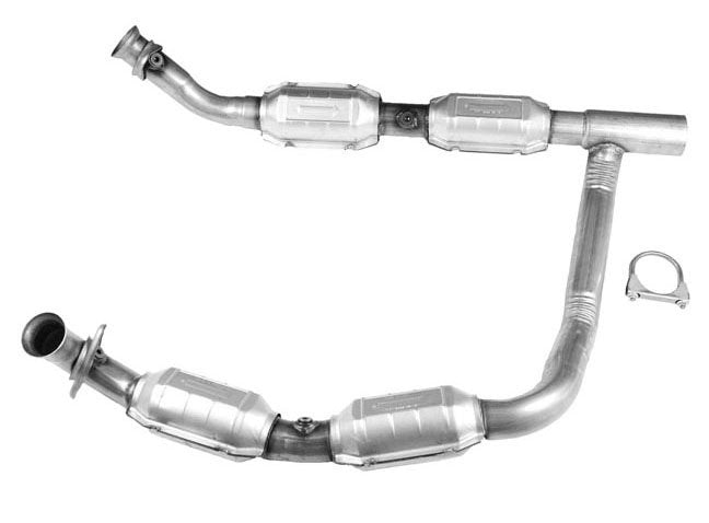 Front Catalytic Converter for Ford E-350 Super Duty GAS 2008 2007 2006 2005 P-37903