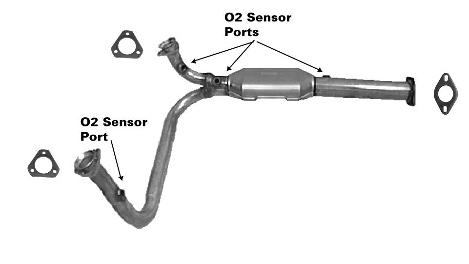 Catalytic Converter for Chevrolet C2500 5.0L V8 RWD Standard Cab Pickup 131.5" Wheelbase 1998 1997 1996 P-38034