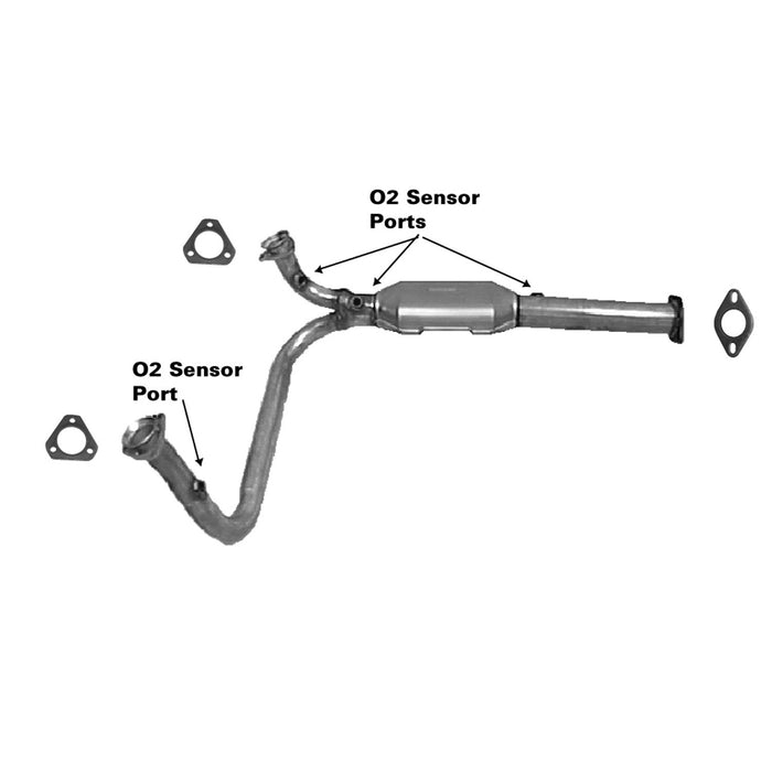 Catalytic Converter for Chevrolet C2500 5.0L V8 RWD Standard Cab Pickup 131.5" Wheelbase 1998 1997 1996 P-38034