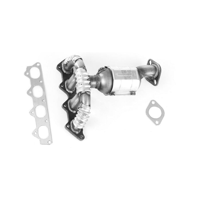 Front Catalytic Converter with Integrated Exhaust Manifold for Mitsubishi Eclipse 2.4L L4 2005 2004 2003 2002 2001 P-38399