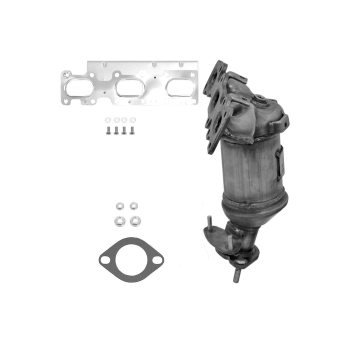 Front Left/Driver Side Catalytic Converter with Integrated Exhaust Manifold for Lincoln MKS 3.7L V6 2015 2014 - AP Exhaust 770035