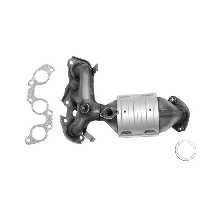 Front Right/Passenger Side Catalytic Converter with Integrated Exhaust Manifold for Toyota Camry 3.0L V6 2006 2005 2004 2003 2002 P-38577