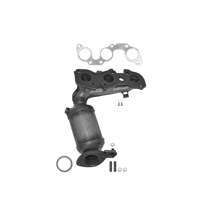 Front Left/Driver Side Catalytic Converter with Integrated Exhaust Manifold for Toyota Solara 3.3L V6 2008 2007 2006 2005 2004 - AP Exhaust 771148