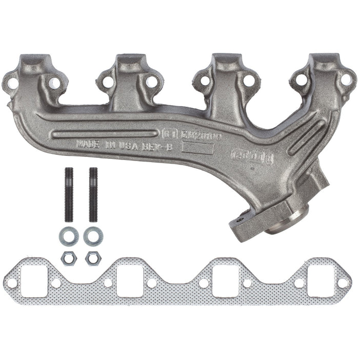 Left Exhaust Manifold for Ford E-250 Econoline 1991 1990 1989 1988 1987 1986 1985 1984 1983 1982 1981 1980 - ATP Parts 101040