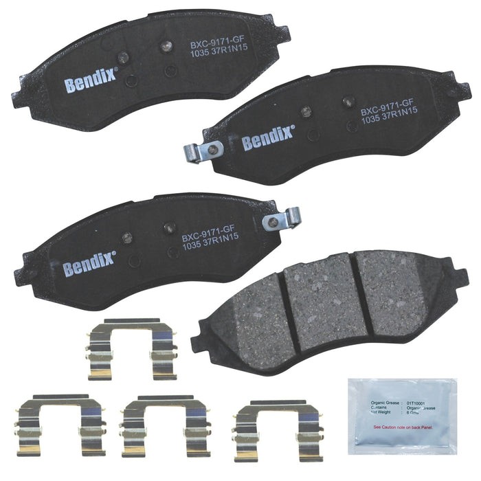 Front Disc Brake Pad Set for Chevrolet Aveo 1.6L L4 2017 2016 2015 2014 2013 2012 2011 2010 2009 2008 2007 2006 2005 2004 P-2257263