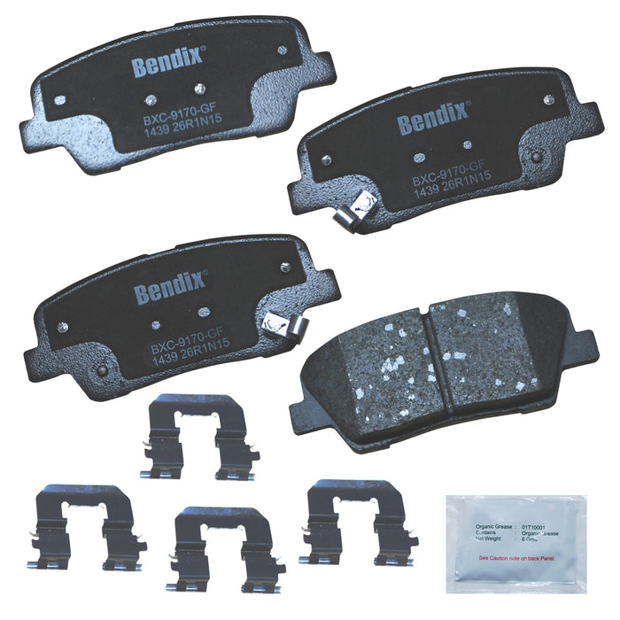 Rear Disc Brake Pad Set for Hyundai Santa Fe 2016 2015 2014 2013 2012 2011 2010 P-2258151