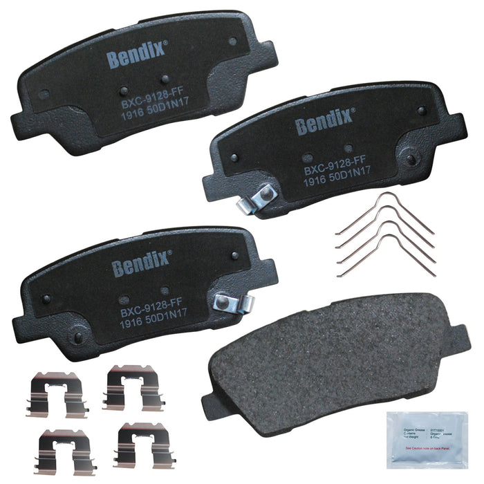 Rear Disc Brake Pad Set for Hyundai Santa Fe Sport 2018 2017 P-2258935