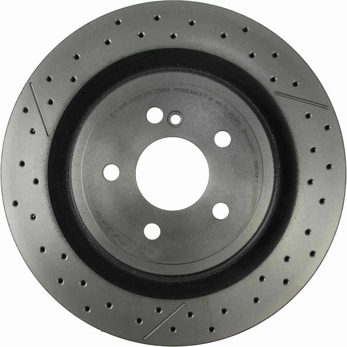 Rear Disc Brake Rotor for Mercedes-Benz CLA45 AMG 4Matic 2019 2018 2017 2016 2015 2014 P-2272583