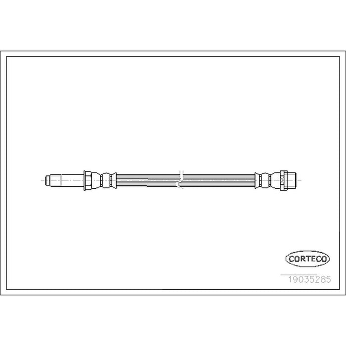 Front OR Rear Brake Hydraulic Hose for Mercedes-Benz Sprinter 2500 2018 2017 2016 2015 2014 2013 2012 2011 2010 P-2372289