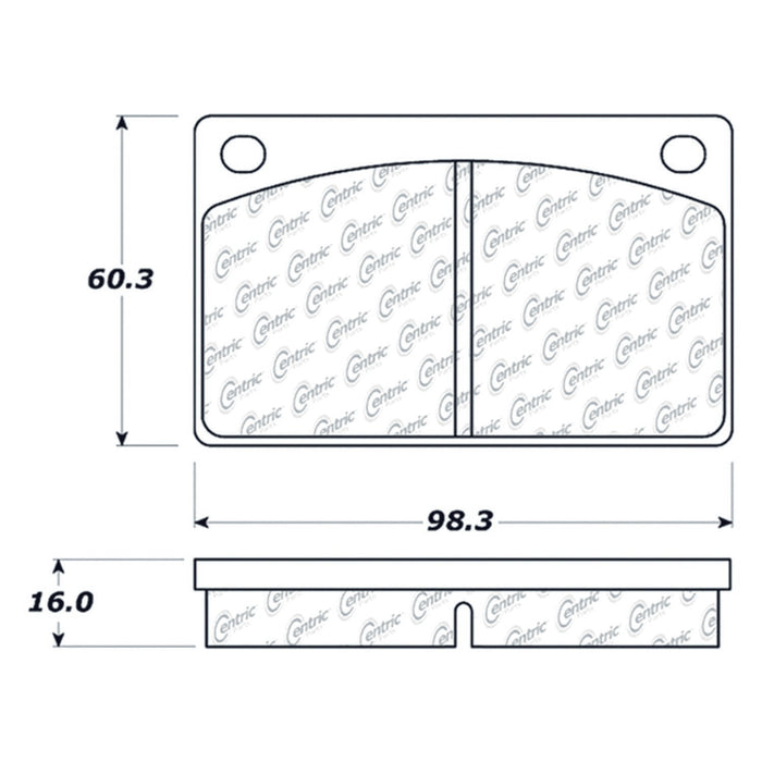 Front Disc Brake Pad Set for Volvo 240 1993 1992 1991 1990 P-2383490