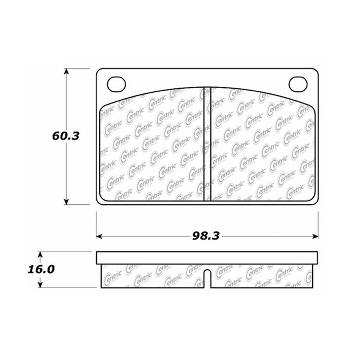 Front Disc Brake Pad Set for Volvo 240 1993 1992 1991 1990 P-2383490