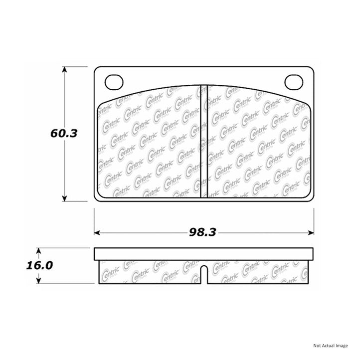 Front Disc Brake Pad Set for Volvo 240 1993 1992 1991 1990 P-2383490