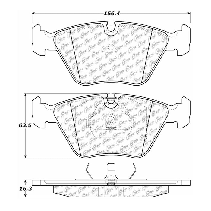 Front Disc Brake Pad Set for Jaguar XJ8 2003 2002 2001 2000 1999 1998 P-2384341