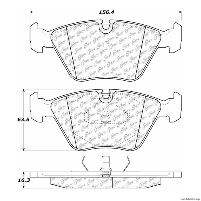 Front Disc Brake Pad Set for Jaguar XJ8 2003 2002 2001 2000 1999 1998 P-2384341