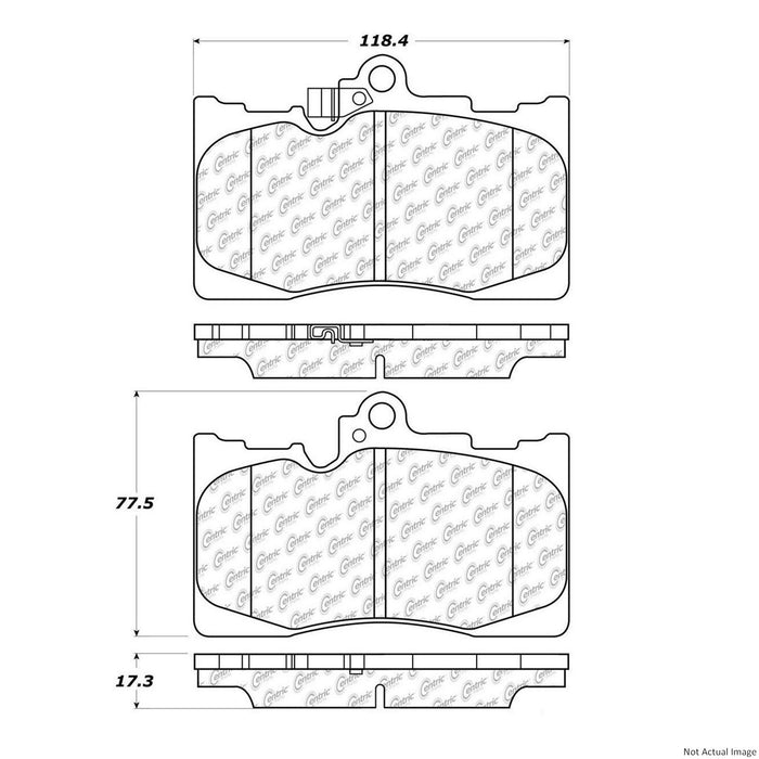 Front Disc Brake Pad Set for Lexus GS300 2019 2018 P-2385978