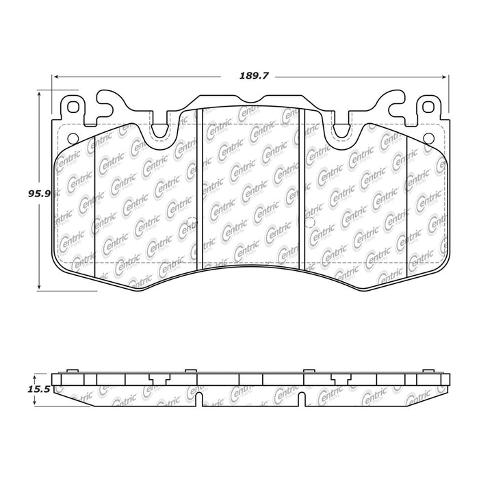 Front Disc Brake Pad Set for Land Rover Defender 110 2020 P-2386487