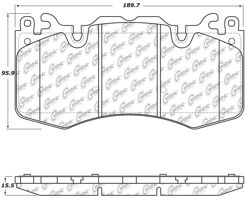 Front Disc Brake Pad Set for Land Rover Defender 110 2020 P-2386487