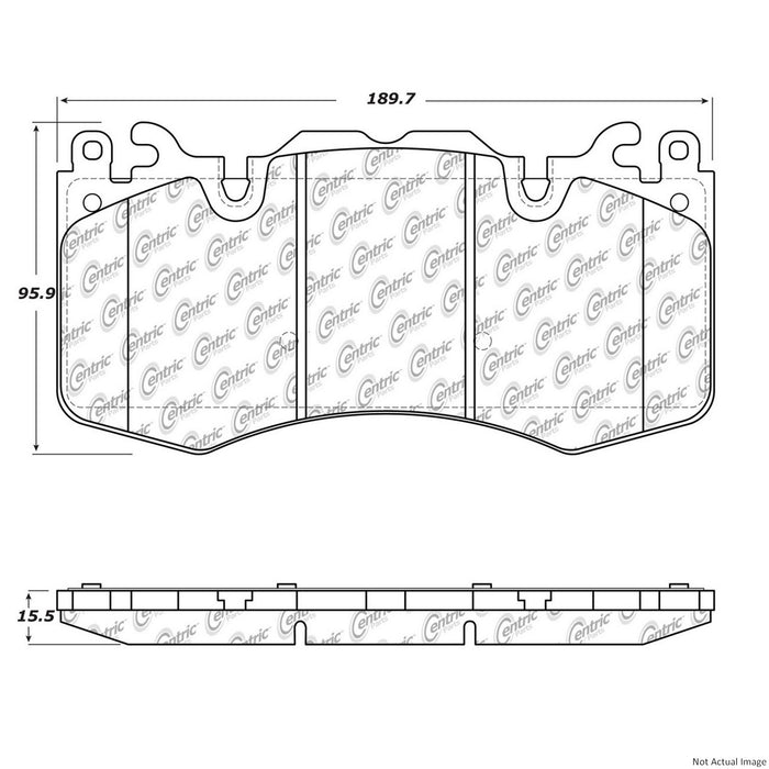 Front Disc Brake Pad Set for Land Rover Defender 110 2020 P-2386487