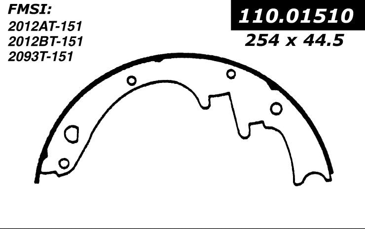 Rear Drum Brake Shoe for Jeep CJ5 1981 1980 1979 1978 P-2395506