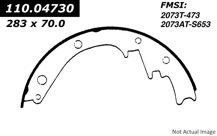 Rear Drum Brake Shoe for GMC G15 1978 1977 1976 P-2399389