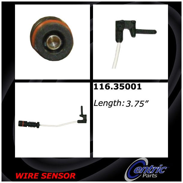 Front Disc Brake Pad Wear Sensor for Mercedes-Benz 380SLC 1981 P-2400402