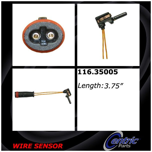 Front OR Rear Disc Brake Pad Wear Sensor for Mercedes-Benz GLK350 2015 2014 2013 2012 2011 2010 - Centric 116.35005