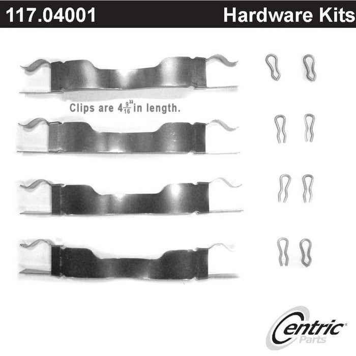 Front Disc Brake Hardware Kit for Yugo GVL 1989 1988 P-2400866