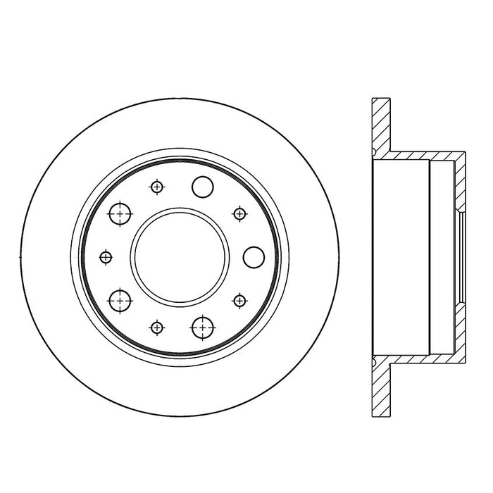 Rear Disc Brake Rotor for Ram ProMaster 3500 2020 2019 2018 2017 2016 2015 2014 P-2412226