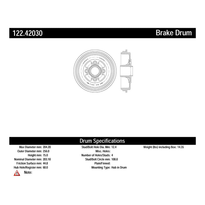 Rear Brake Drum for Nissan Note 2017 2016 2015 2014 P-2418278