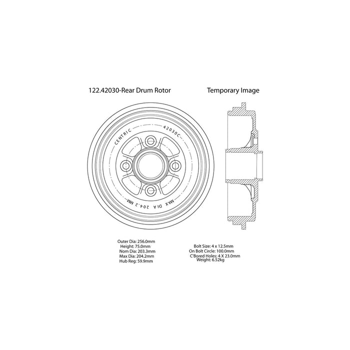 Rear Brake Drum for Nissan Note 2017 2016 2015 2014 P-2418278