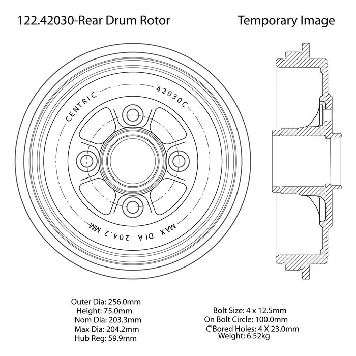 Rear Brake Drum for Nissan Note 2017 2016 2015 2014 P-2418278