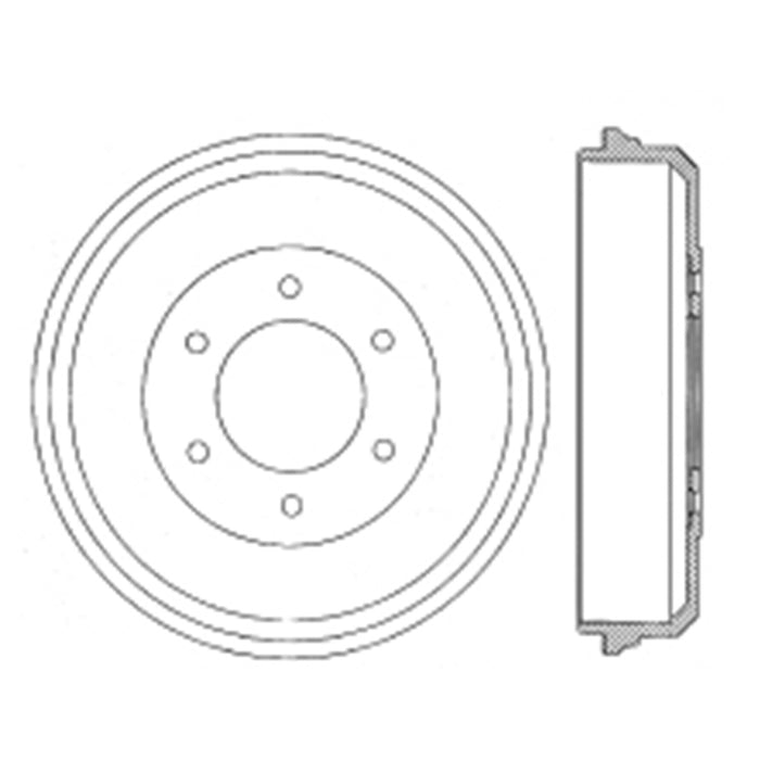 Rear Brake Drum for Isuzu Rodeo RWD 1999 1998 P-2418286